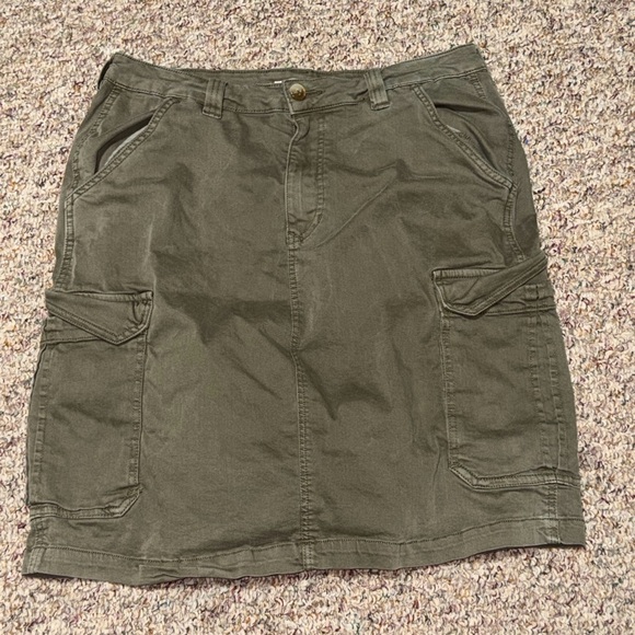 Women's size 12 Another Love Khaki Skirt summer work, casual skirt - Picture 2 of 5